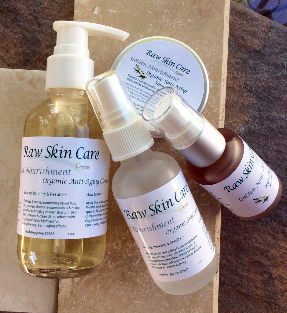 Golden Nourishment Skin Care Kit for Normal to Dry Skins – Raw Skin ...